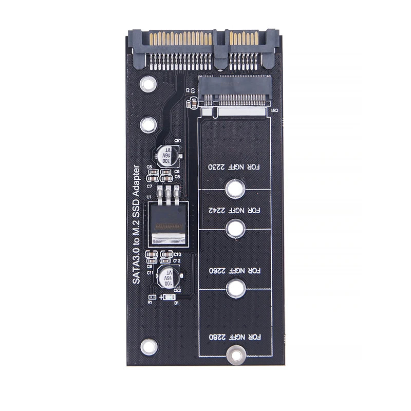 M2 SATA Adapter M2 to SATA Adapter M.2 to SATA Converter 2.5" SATA3.0 6Gbps Rise
