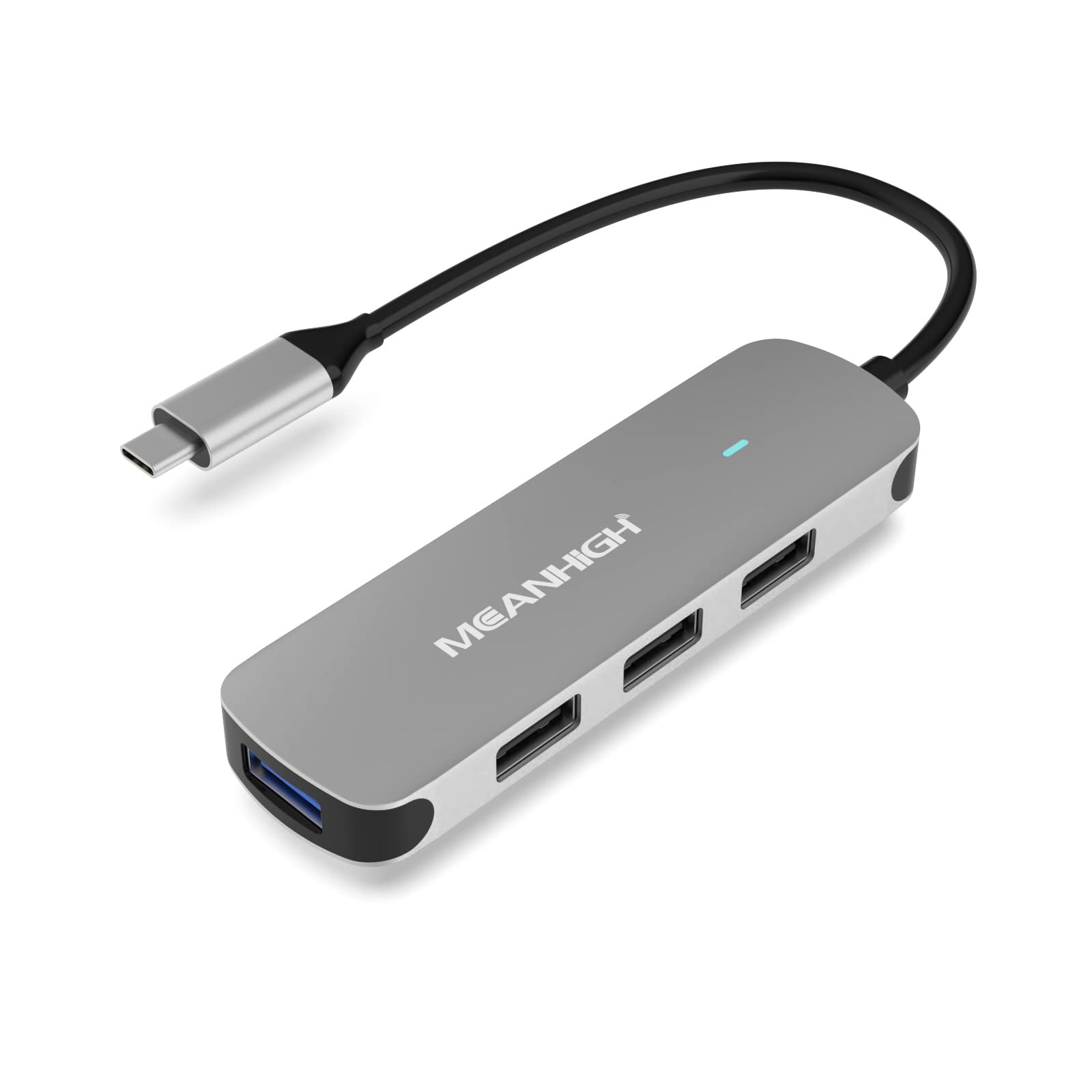 USB C Hub 4 Ports, Multiple USB 3.0, 2.0 Splitter Portable USB C to USB Adapt...