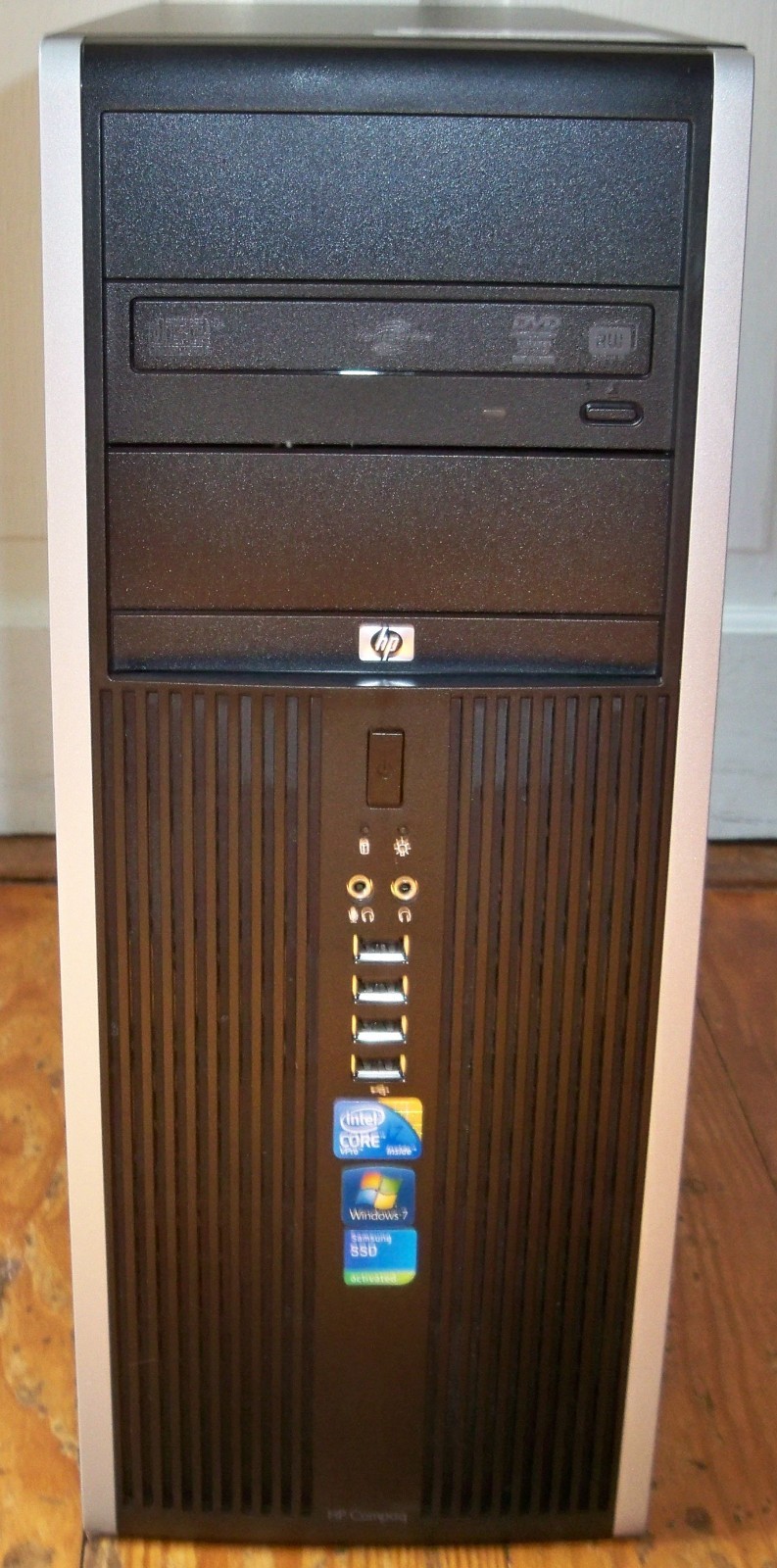 HP Compaq 8100 Elite i7 Windows 7 SSD + HDD NVIDIA Retro Gaming Desktop PC