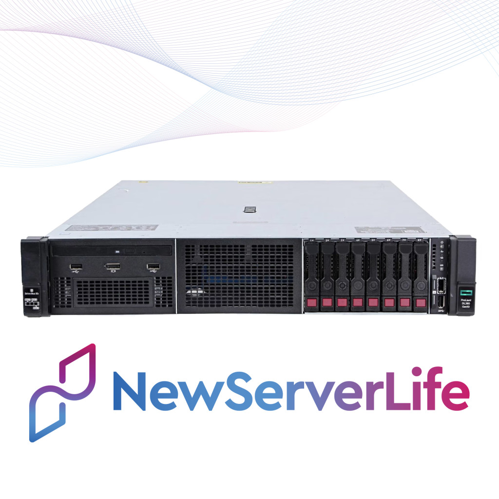 HP ProLiant DL380 Gen10 8SFF 2x Gold 6230 2.1GHz =40 Cores 64GB P408i-a 4xRJ45