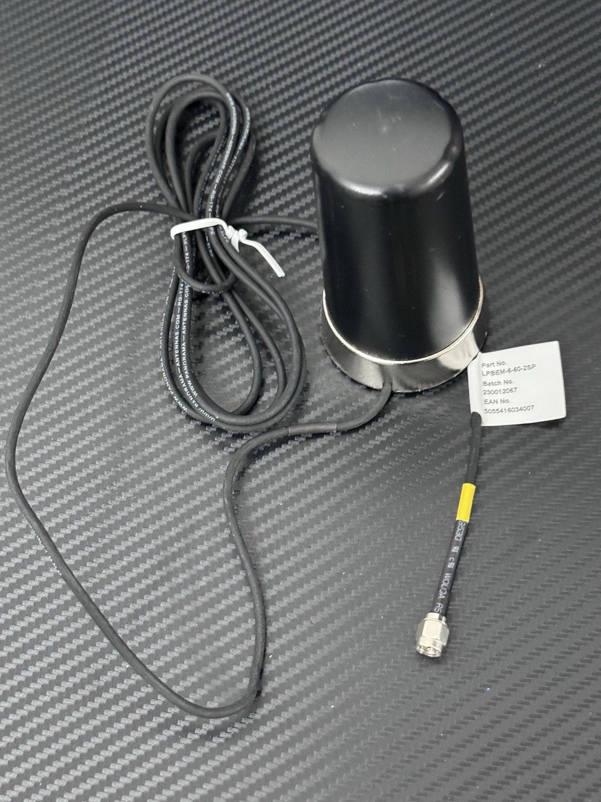 LPBEM-6-60-2SP Magnetic Mount SiSo LTE 5G/4G/3G/2G 2m Cable SMA Connector