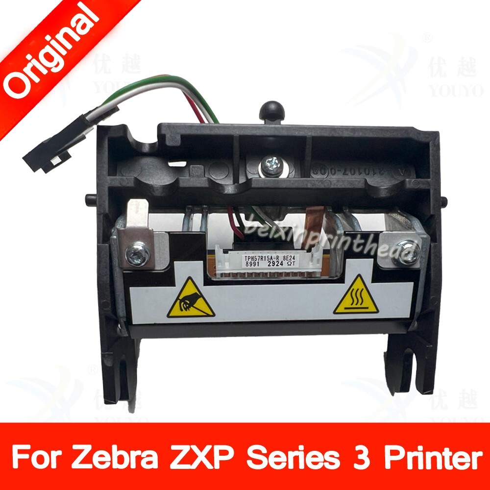 Original Printhead W/ Bracket For Zebra ZXP Series 3 Printer 300dpi P1031925-006
