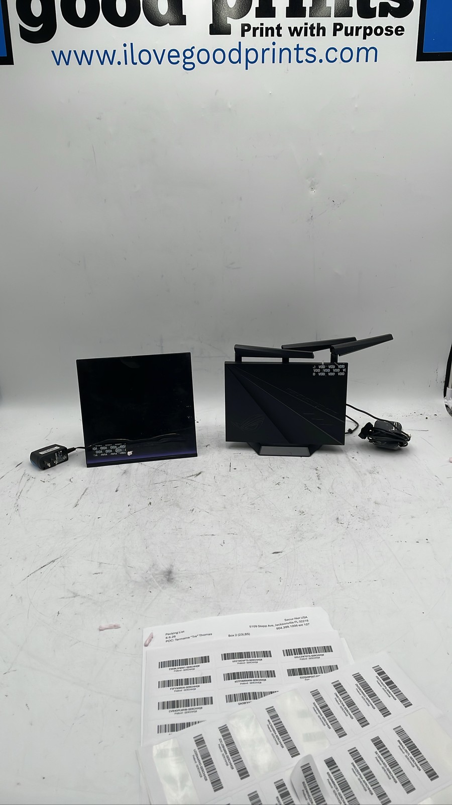ASUS ROG GT-AC2900 & NETGEAR R6250 AC1600 Wi-Fi Routers Lot Of 2