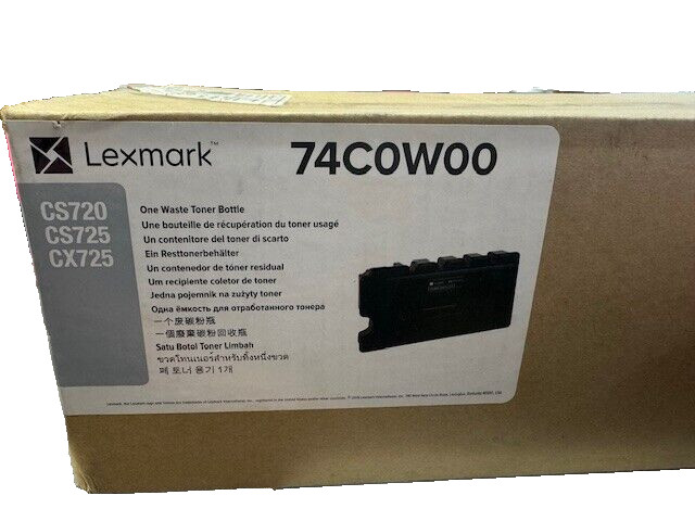 Lexmark 74C0W00 Collection Program Waste Toner Bottle