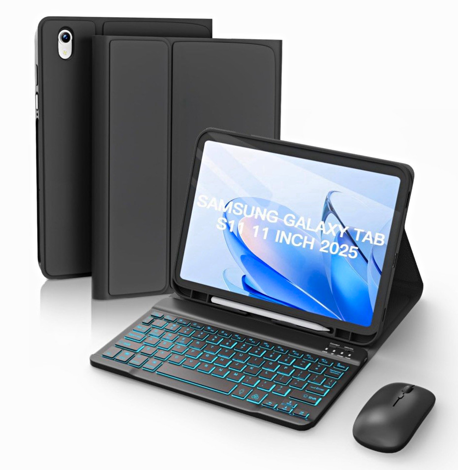 RAYMCRAFT Case with Keyboard Mouse for Samsung Galaxy Tab S11 11-Inch