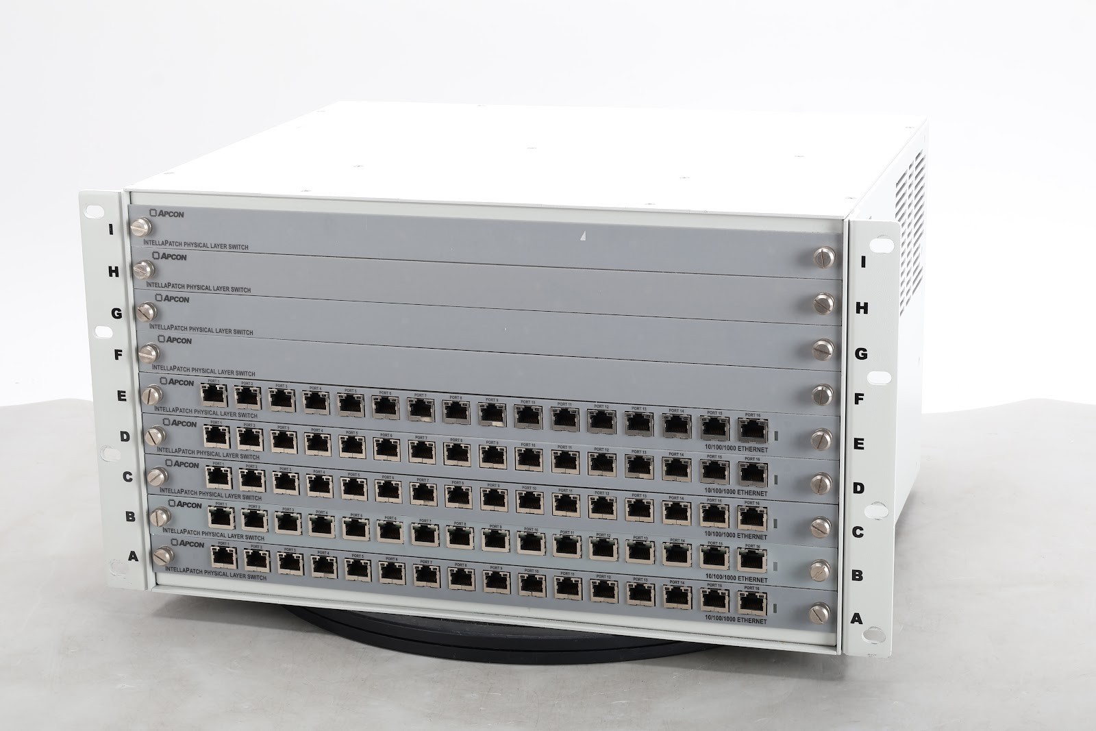Apcon ACI-2064-C00 IntellaPatch 64 Chassis w/ 2x XP Power RTC400PM42 and Blade
