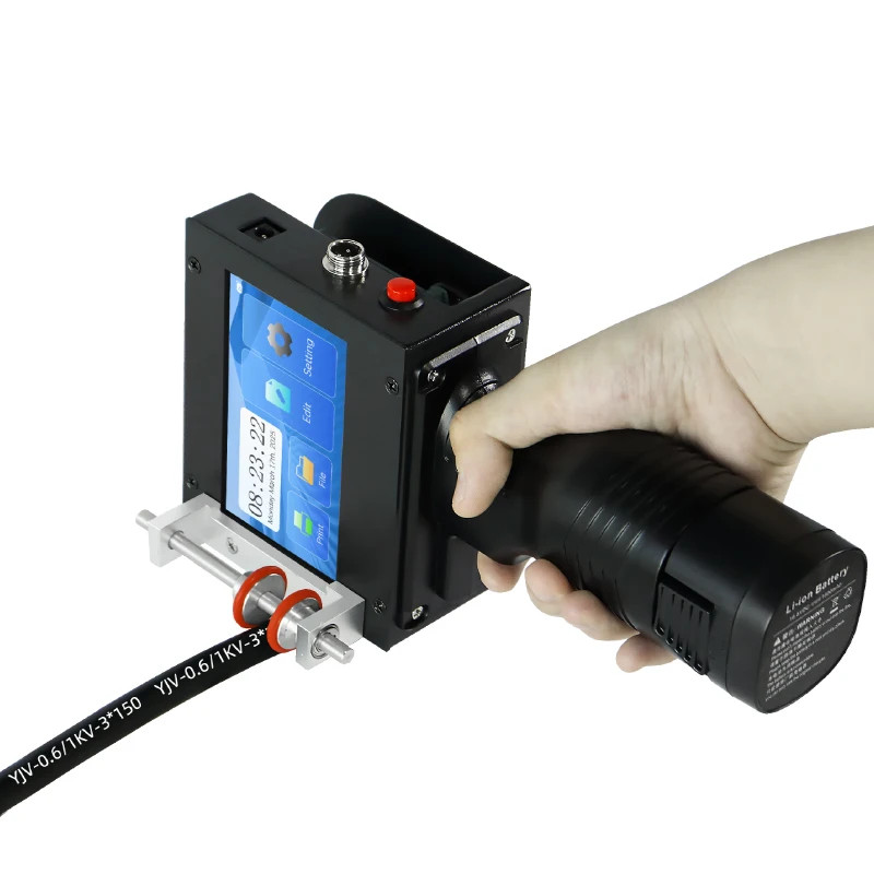 Portable Handheld Inkjet Printer Expiry Date Number Machine for Industrial Tubes