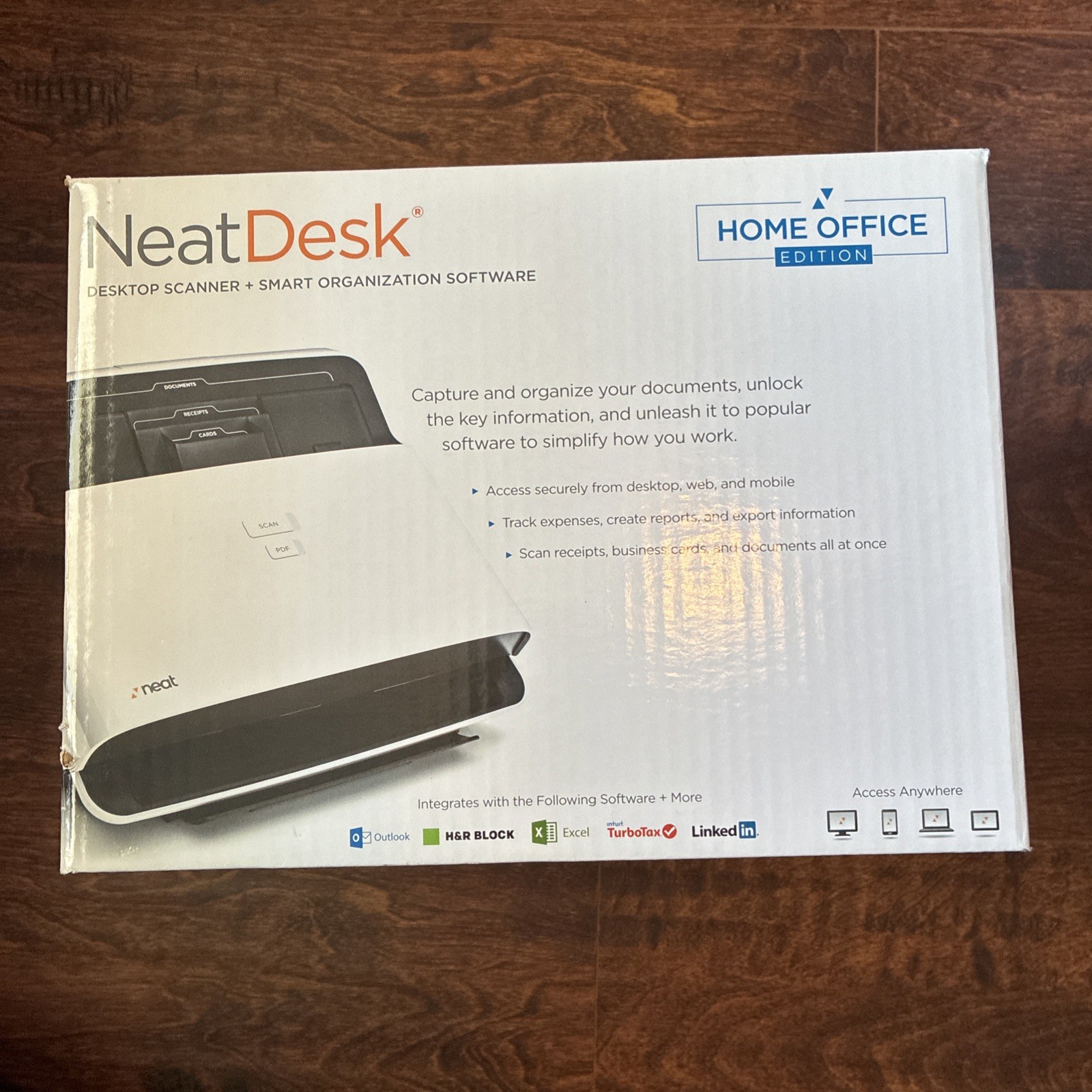 Neat NeatDesk Desktop Scanner & Digital Filing System - Black/White (2005410)...