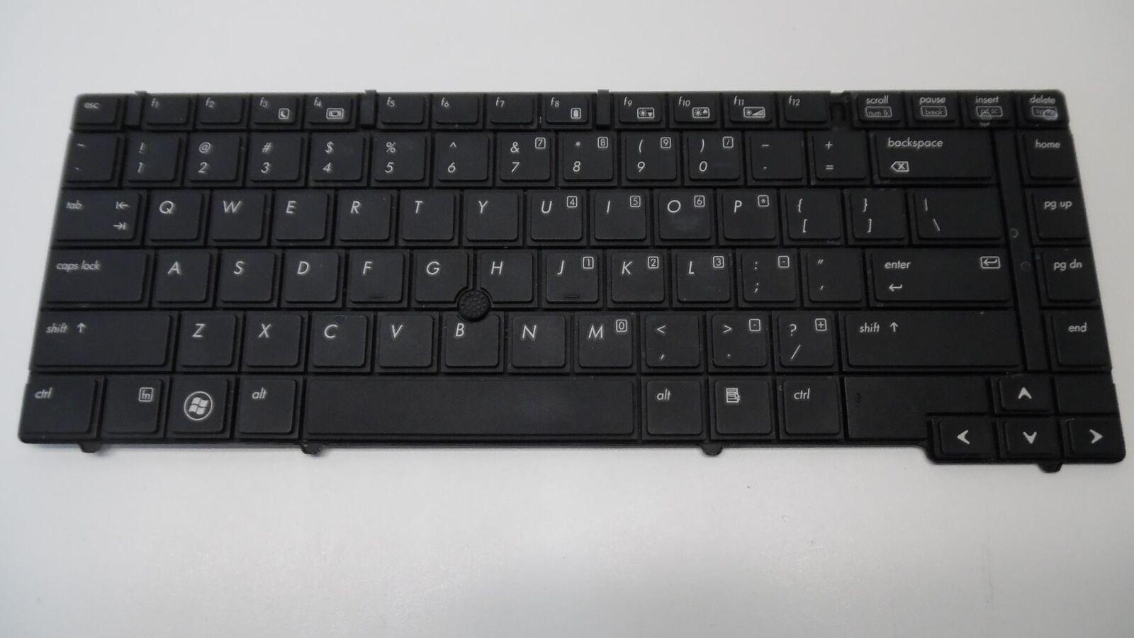 Genuine Black QWERTY Keyboard - HP EliteBook 8440P - 594052-001