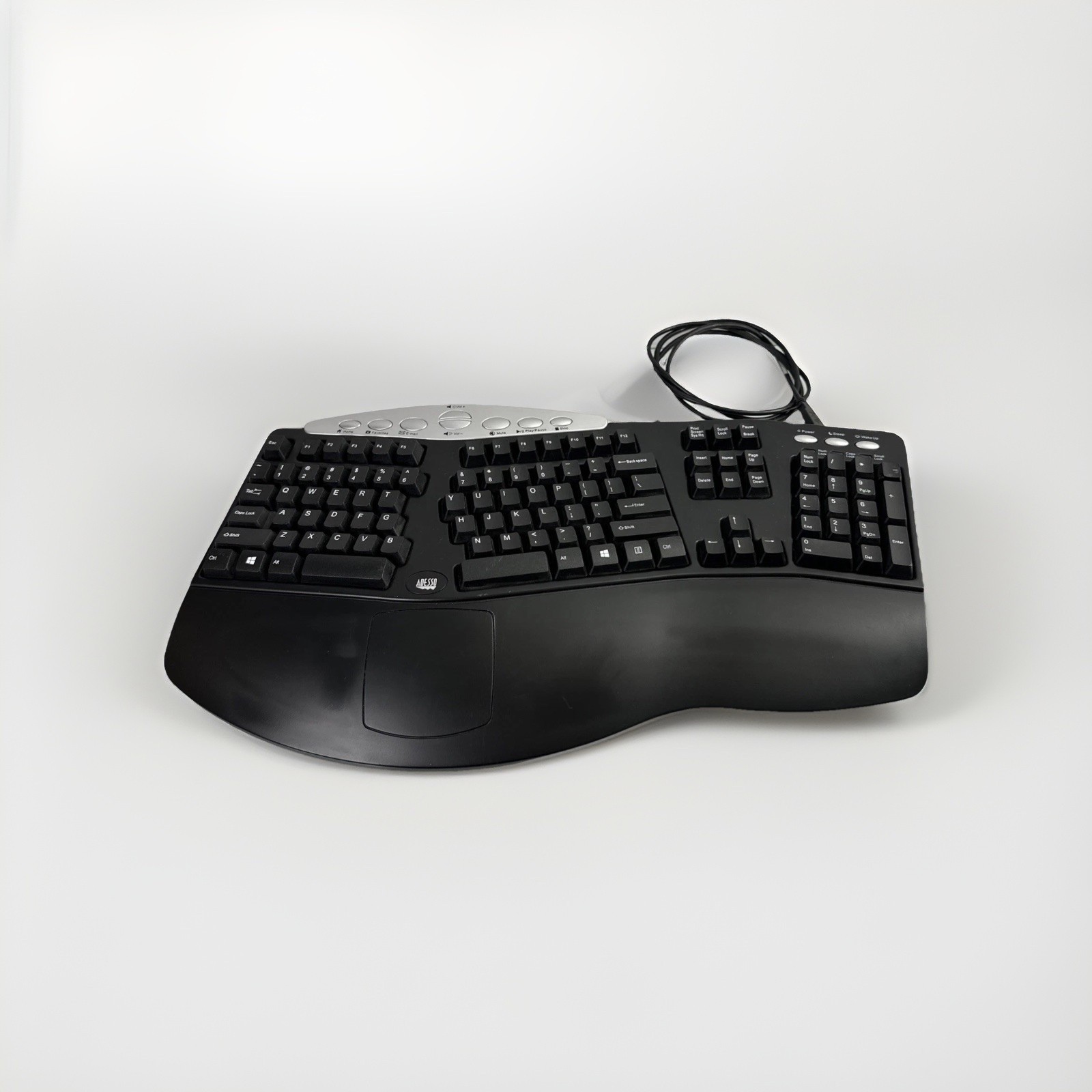 Adesso Tru-Form Contoured Ergonomic Keyboard PCK-208B 