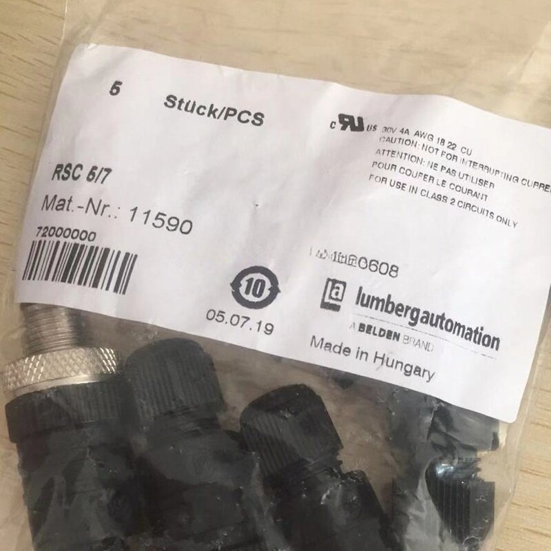 5PCS/Bag New RSC 5/7 Connector 5Pin Male RSC5/7