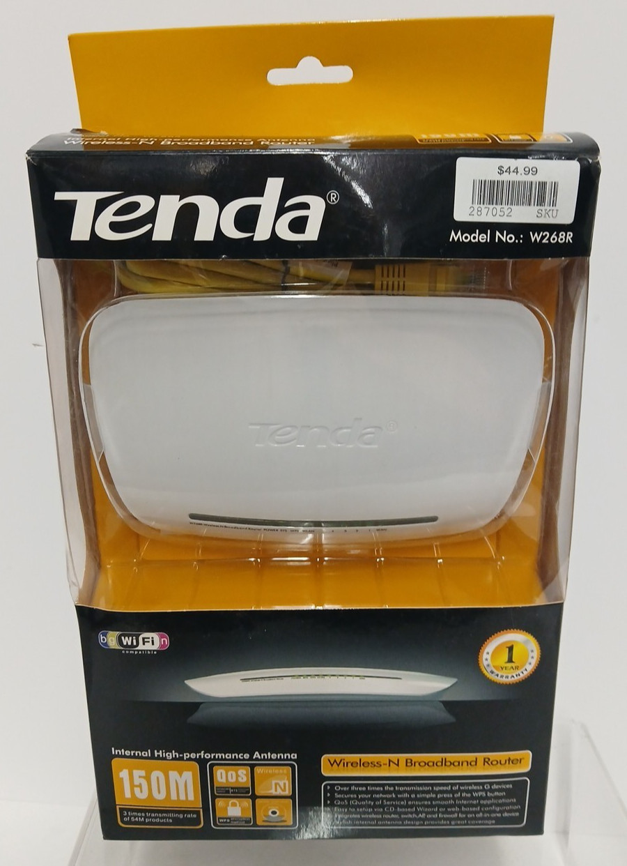 Tenda Wireless N Broadband Router W268R NEW