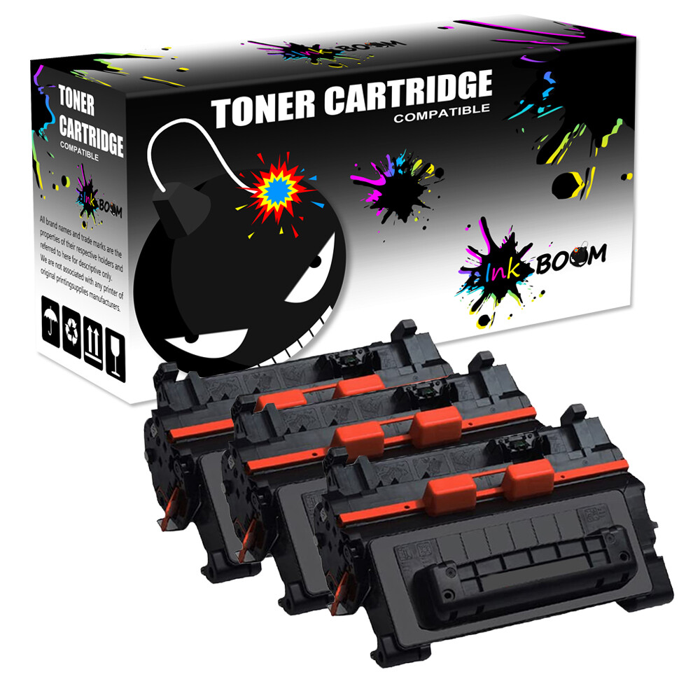 3BK Toner Cartridge replace for HP CE390A 90A LaserJet MFP M601n M602x M603dn