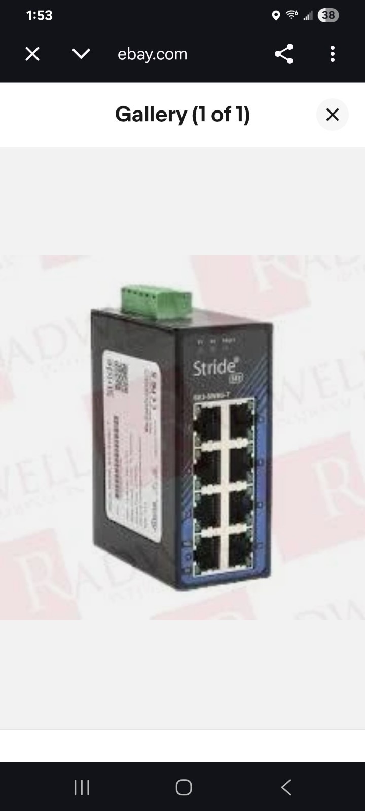 Stride unmanaged ethernet switch