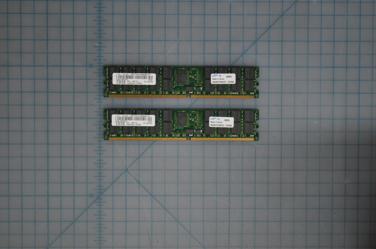 IBM 4096Mb (2X 2048MB) 276-PIN 533MHZ DDR-2 SDRAM DIMM 15R7170