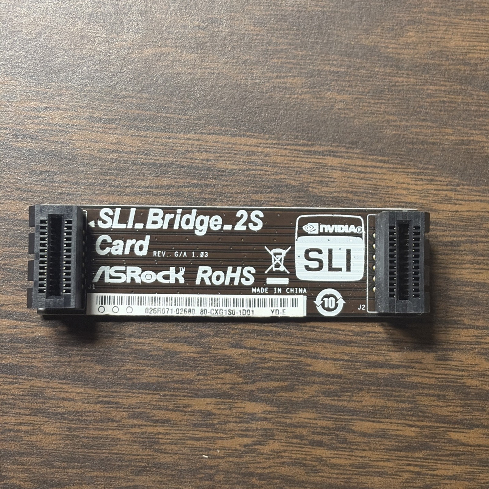 Nvidia SLI Bridge - SLI Bridge.2S | ASRock RoHS