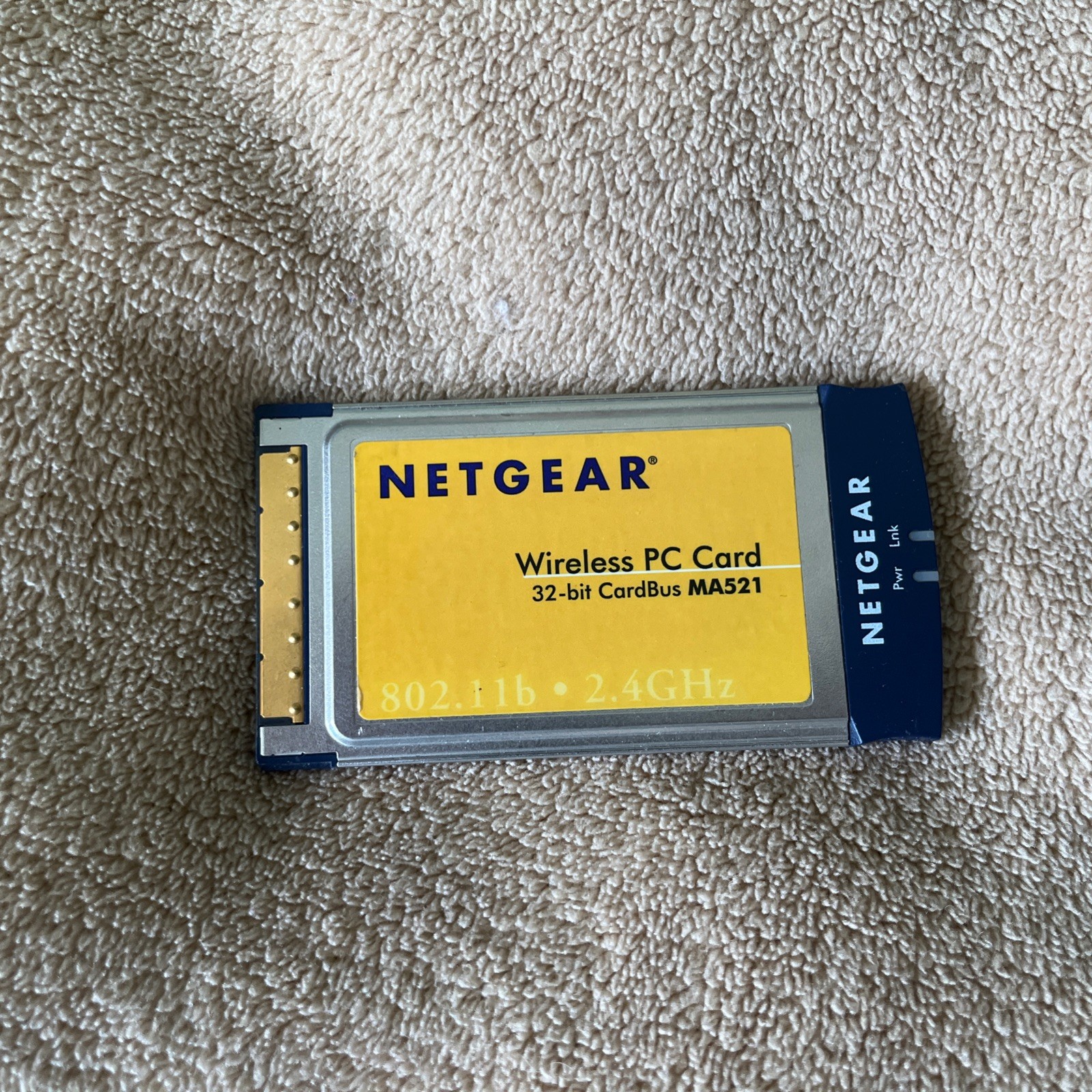 Vintage Netgear Wireless PC Card 32-bit CardBus MA521