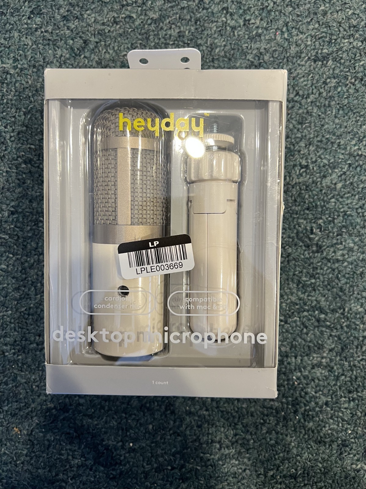 heyday Desktop Microphone - Stone White