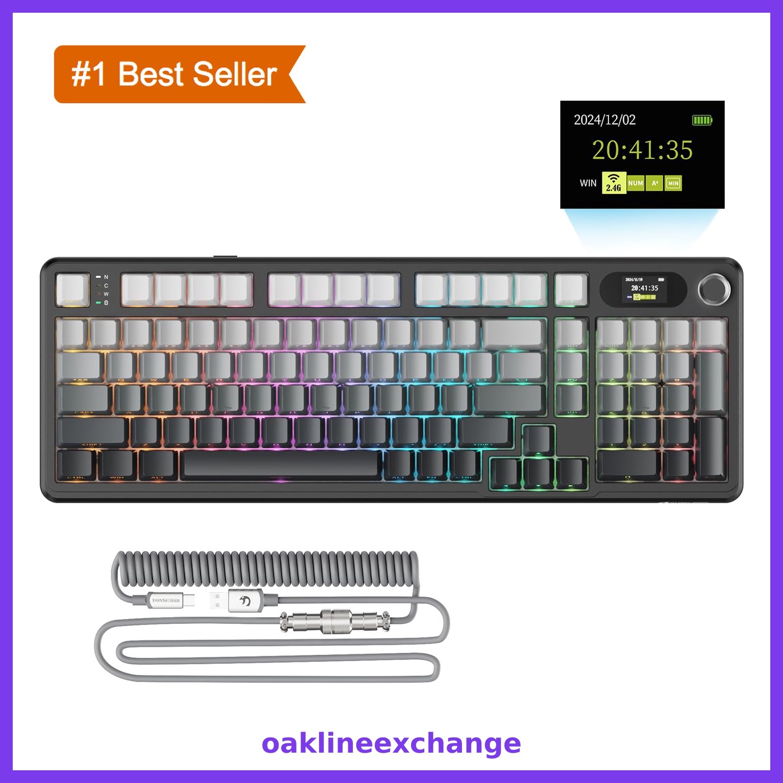 ATTACK SHARK X98PRO Wireless Keyboard Moonlit Night