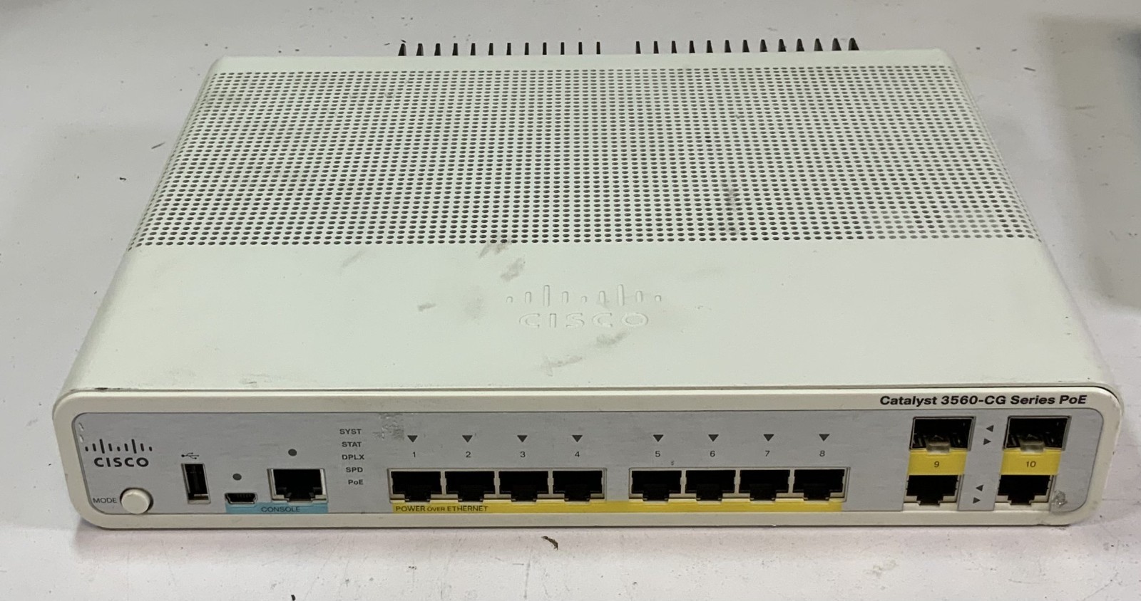 Cisco Catalyst 3560-CG Series WS-C3560CG-8PC-S 8-Port PoE Network Switch "G3D"