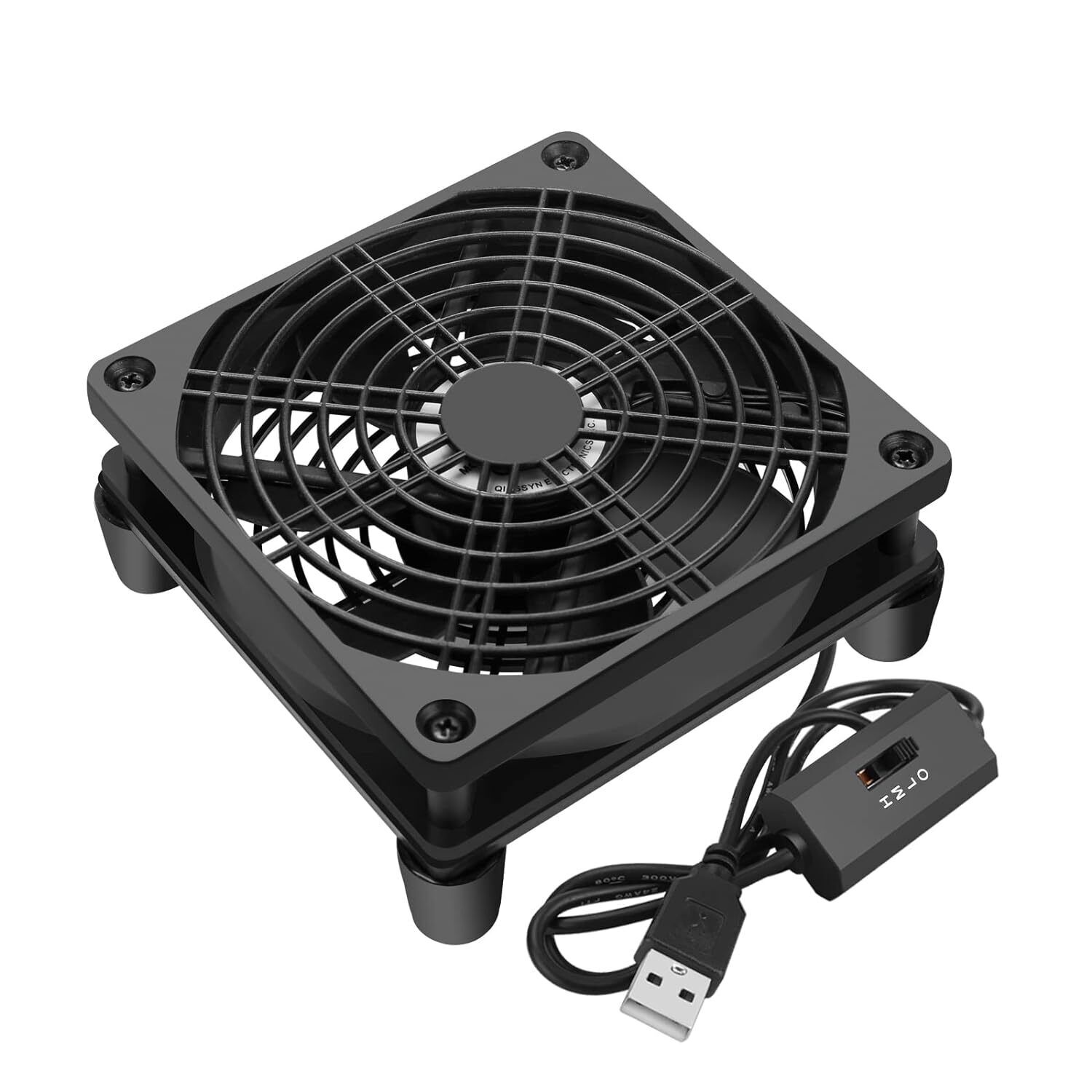 120Mm 5V Usb Fan With Multi Speed Controller For Router Modem Receiver Dvr Xbo