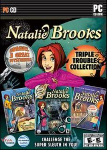 Natalie Brooks: Triple Trouble Collection PC CD 3 hidden object picture games