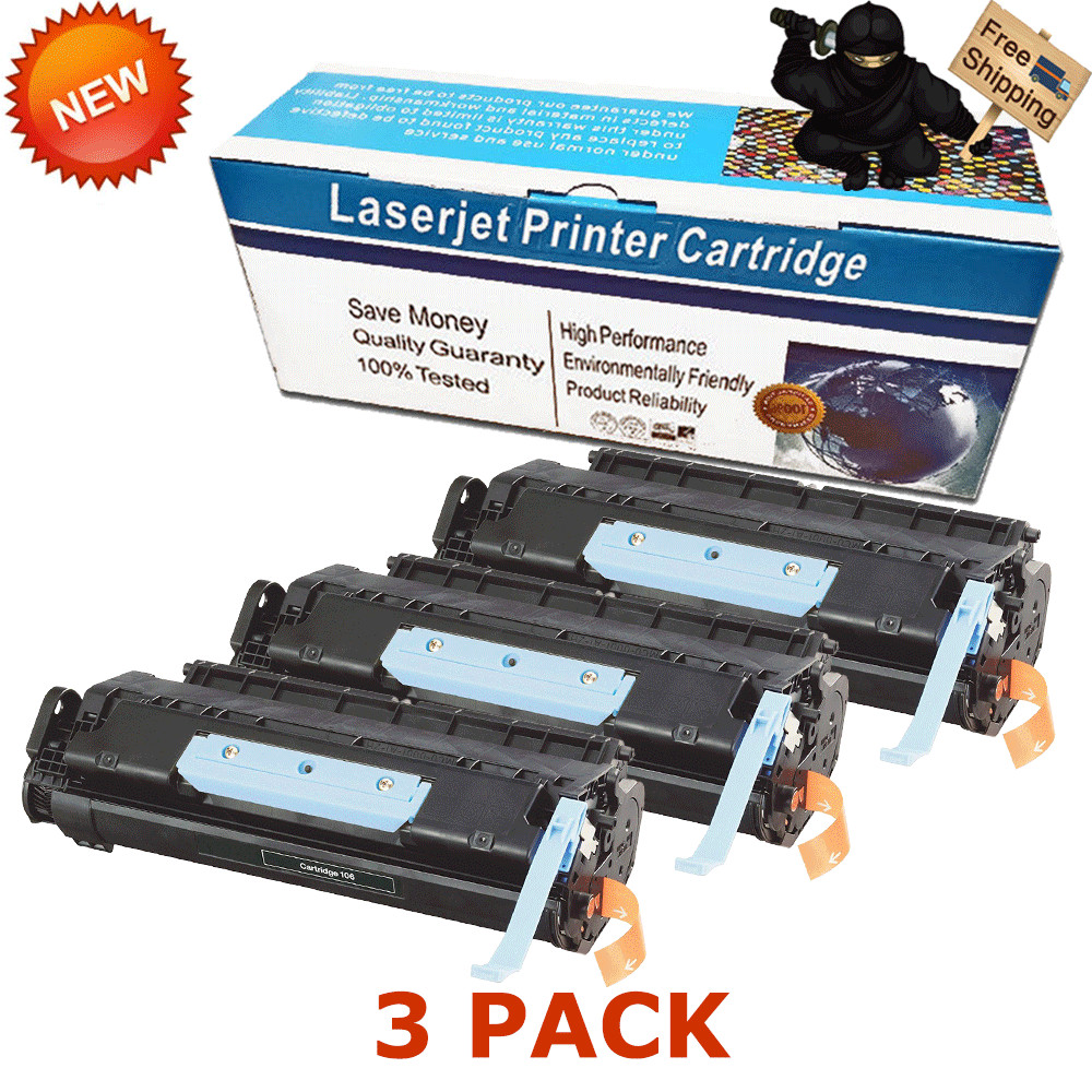 3 PK C106 0264B001Toner Cartridge For Canon ImageClass MF6500 6540 6550 6595cx