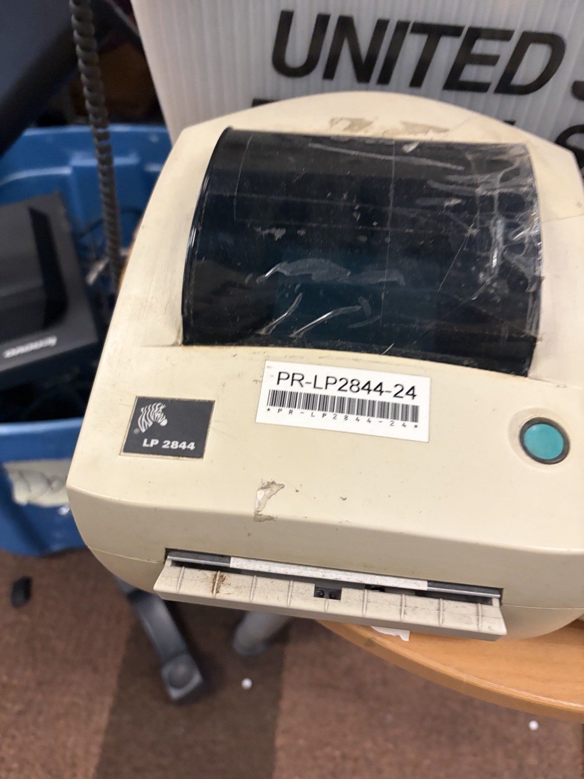 Zebra UPS LP2844 Direct Thermal Label Printer
