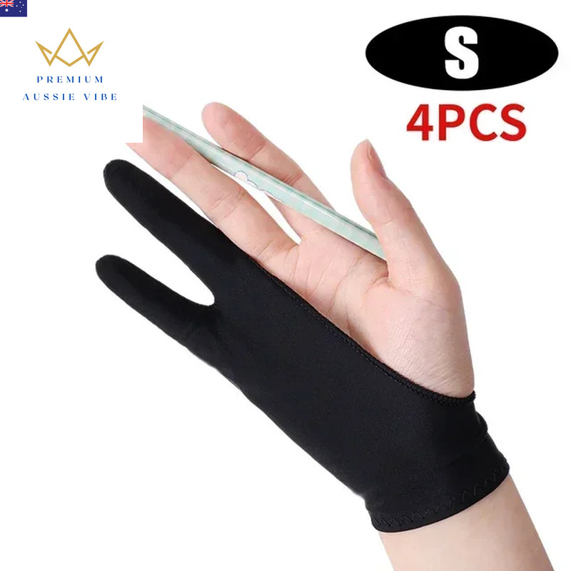 Drawing Glove Palm Rejection Two Finger Gloves for Apple Ipad Capacitive Tablet 