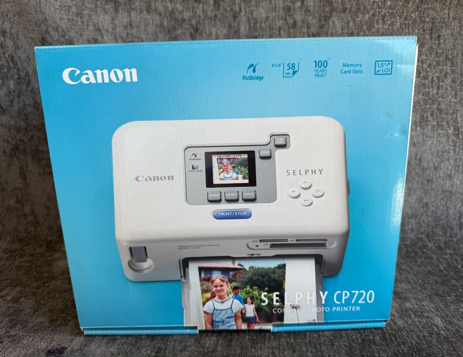 Canon SELPHY CP720 Compact Digital Photo Printer Complete in Box