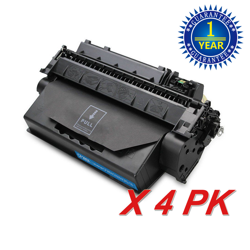 4PK High Yield CF280X Toner for HP 80X Laserjet Pro 400 M425dn M401dn M401n