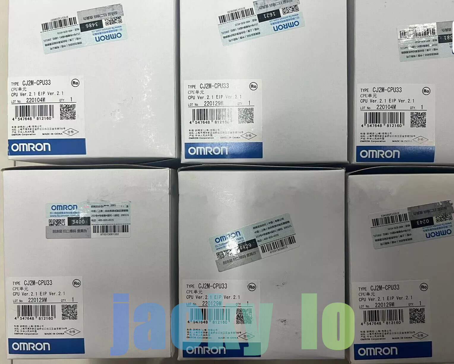 Free Tax 3PCS Omron Brand New CJ2M-CPU33 CJ2MCPU33 PLC New IN BOX Fastshipping