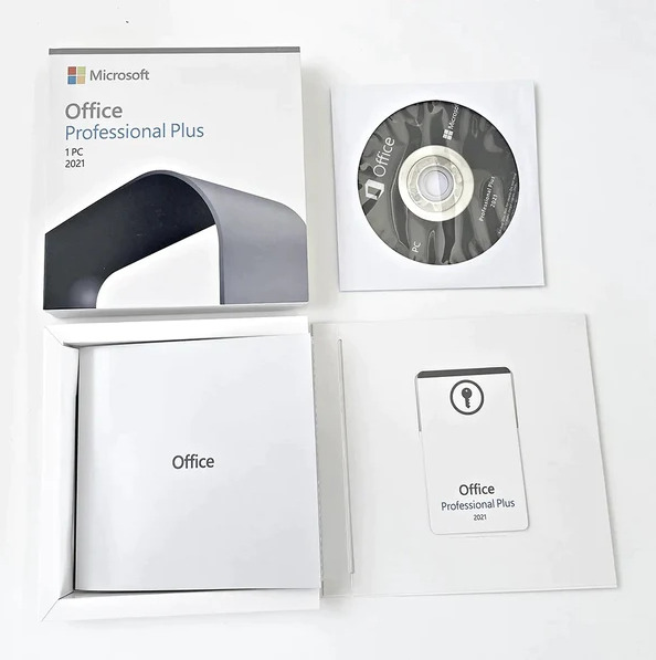 Microsoft Office 2021 Pro Plus - 1PC Lifetime Full Retail Package DVD