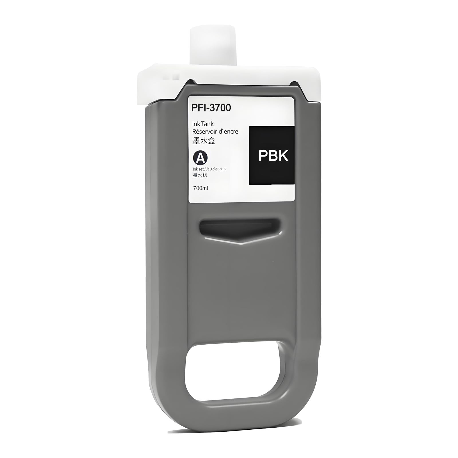 KSUMEI PFI-3700 Ink Cartridge 700ml Photo Black Pigment 700ml,