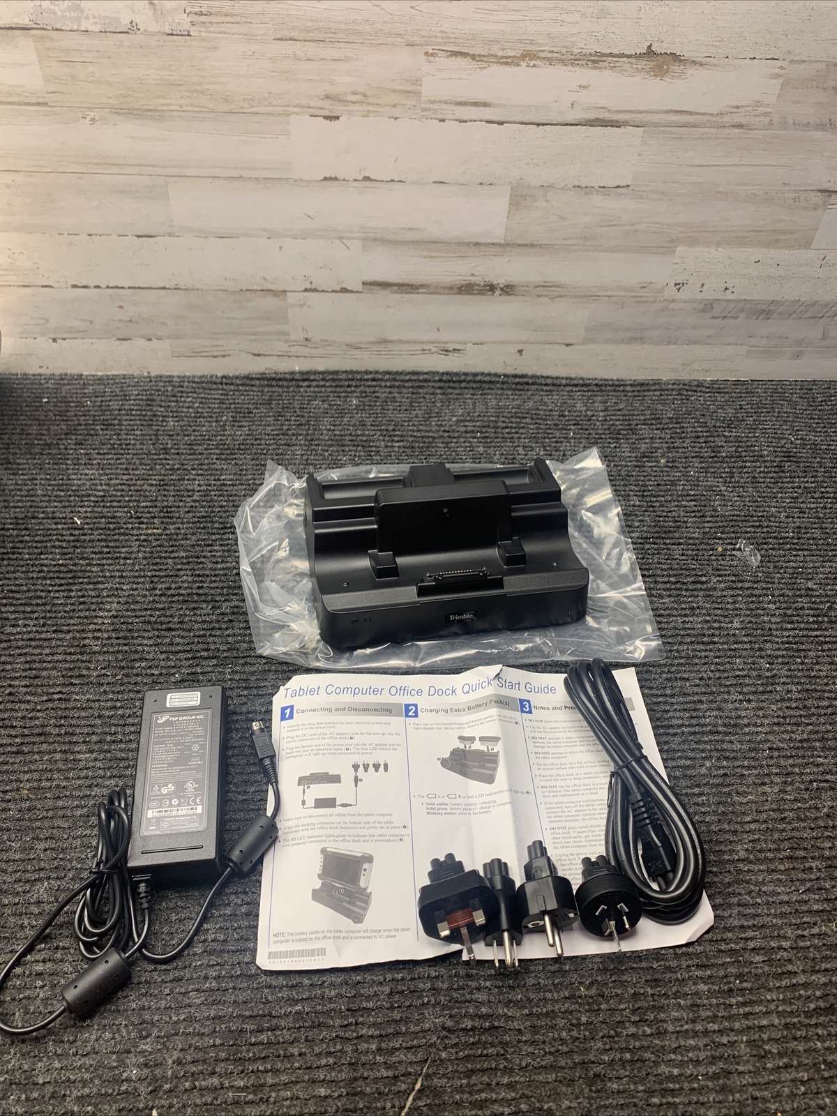 Trimble ACCAA-705 Yuma YUMAOD Charging Docking Station & Original AC Adapter