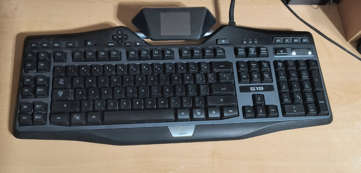 Logitech G19 Gaming Keyboard Fully Tested and Confirmed Working