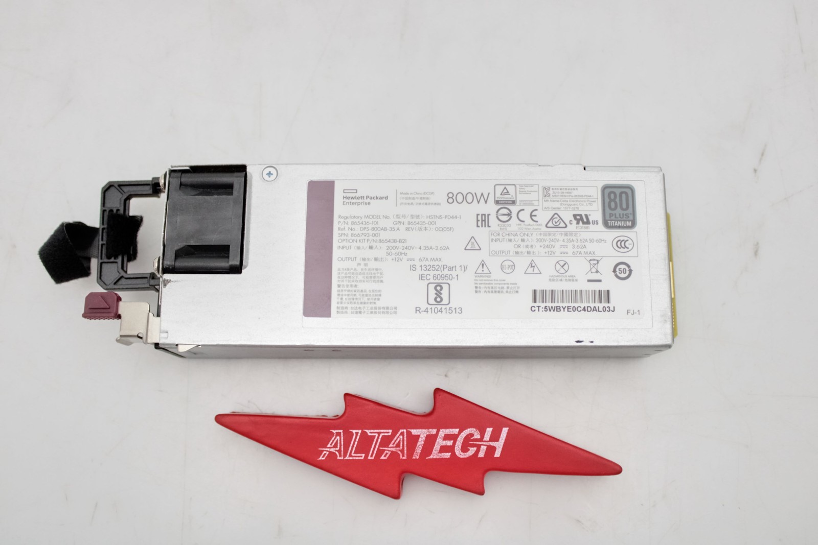 HP 866793-001 800W Titanium LH FS Power Supply Unit PSU 865438-B21