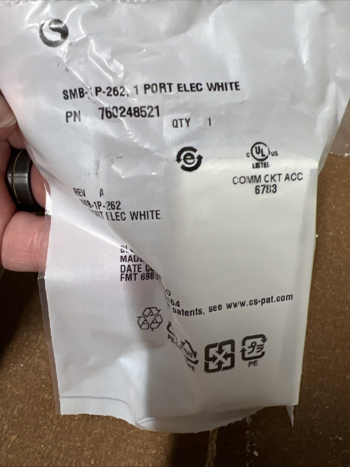 CommScope 760248521 | Surface Mount Box, universal, one port, white