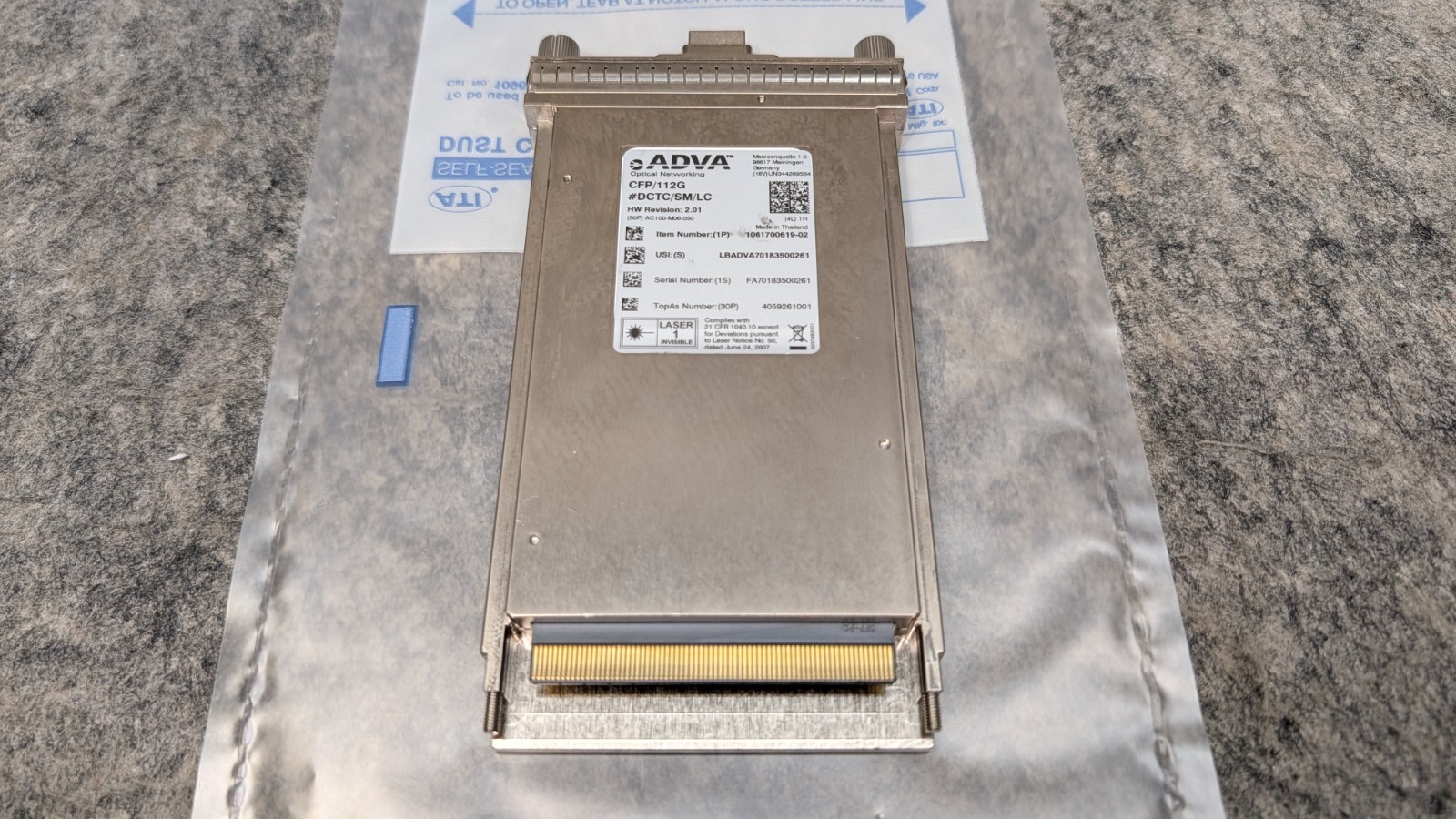 ADVA Transceiver Module - CFP/112G #DTC/SM/LC 1061700619-02 🔥New🔥