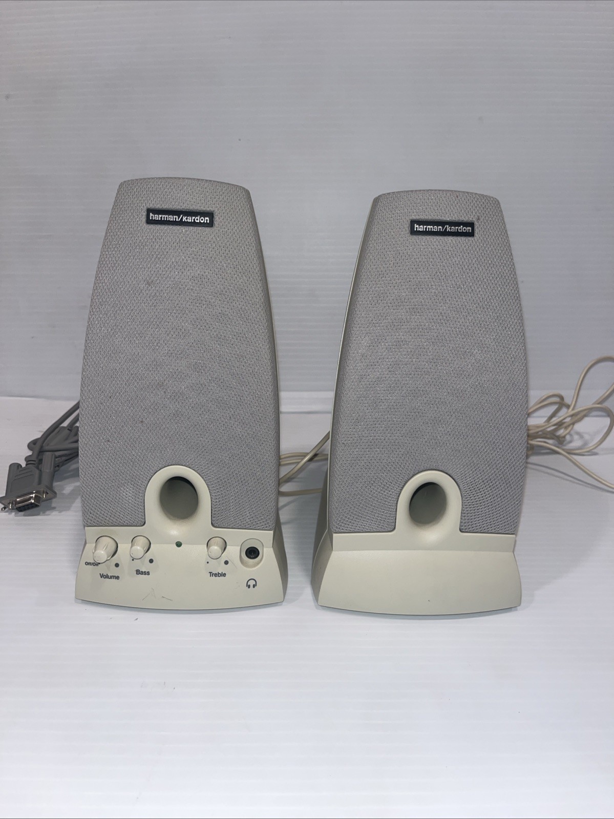 VINTAGE Harman Kardon HK195 Computer Speakers Multimedia System - EXCELLENT