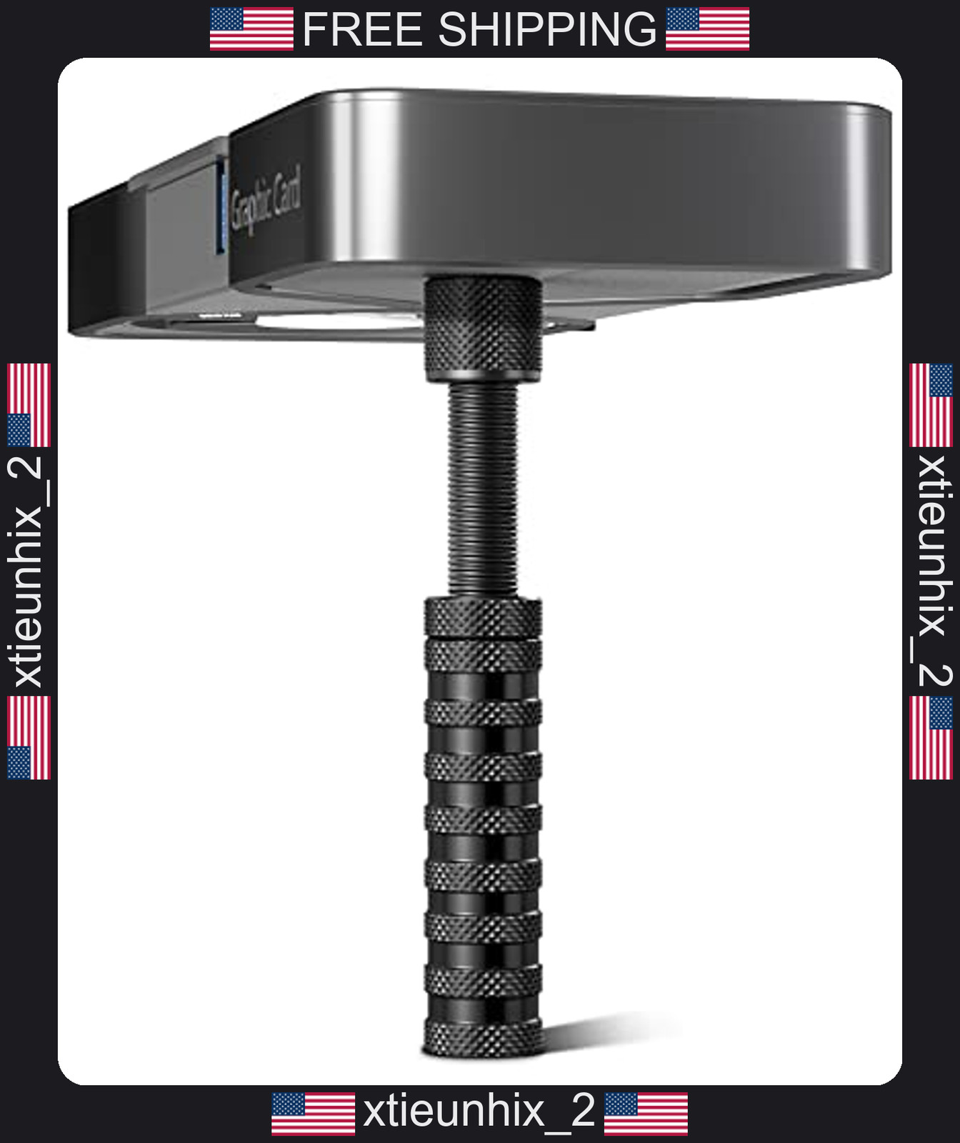 GPU Support Bracket, Adjustable Aluminum Alloy for Graphics Card Sag