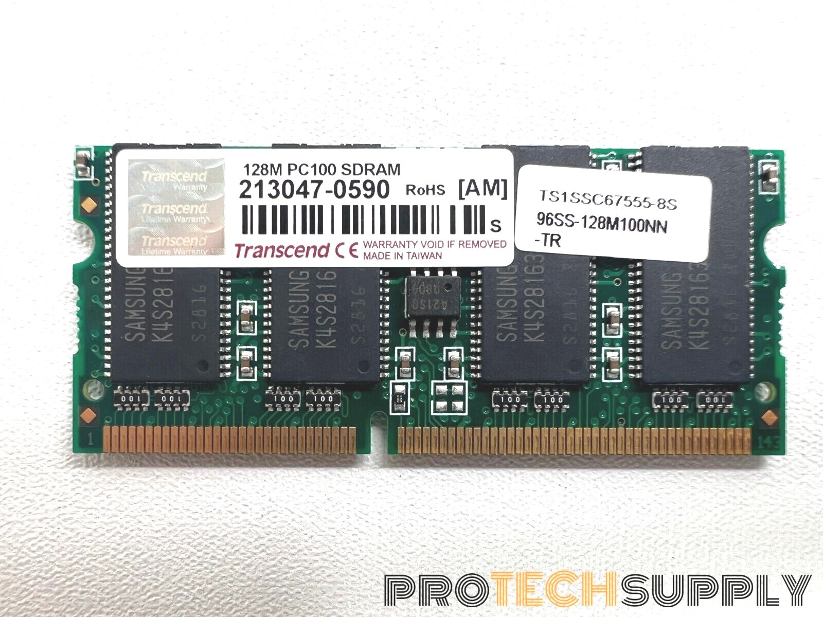 Transcend 128Mb PC100 SDRAM TS1SSC67555-8S with WARRANTY