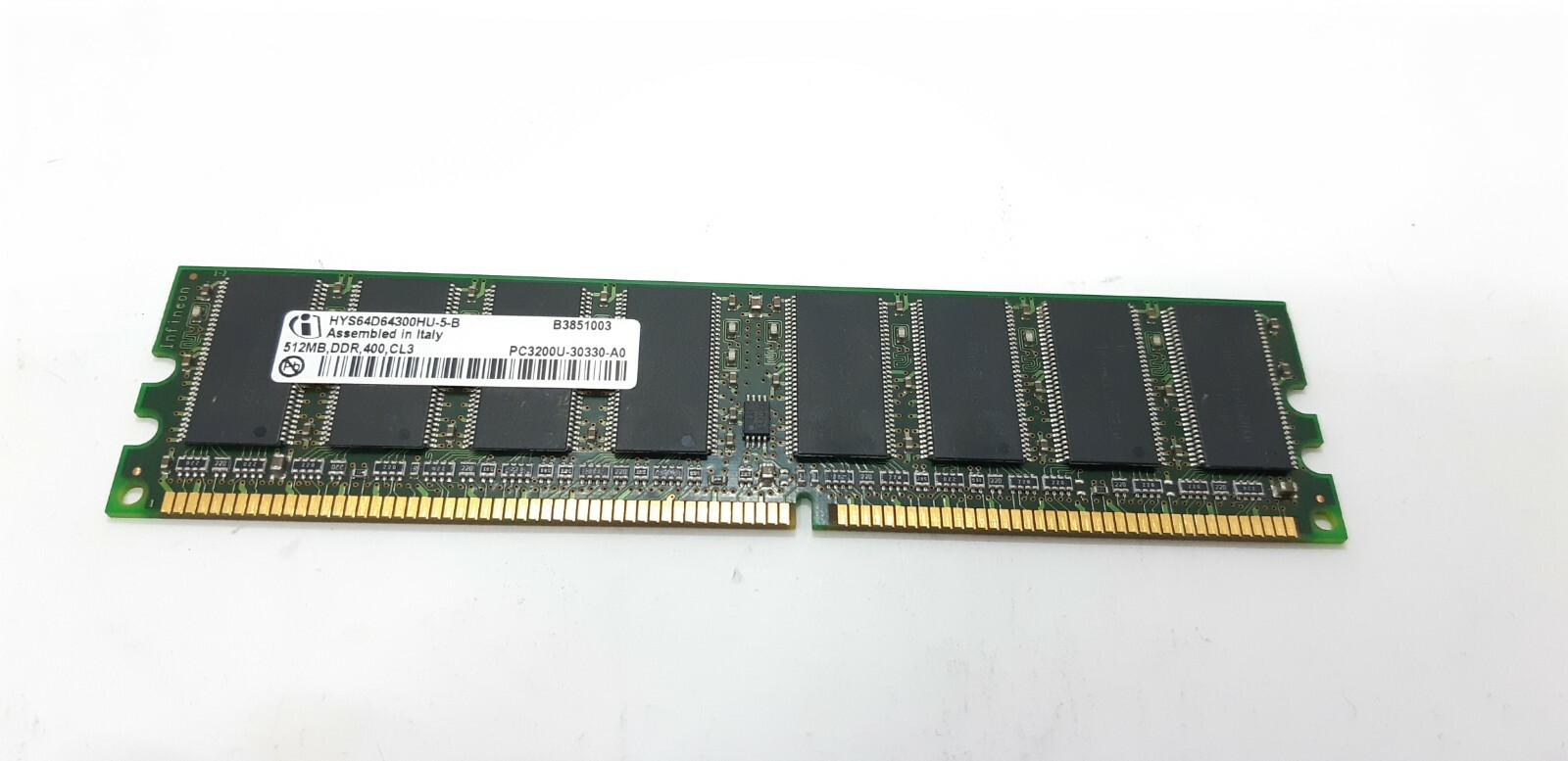 INFINEON 512MB HYS64D64300HU-5-B PC3200U DDR-400 Desktop Memory RAM