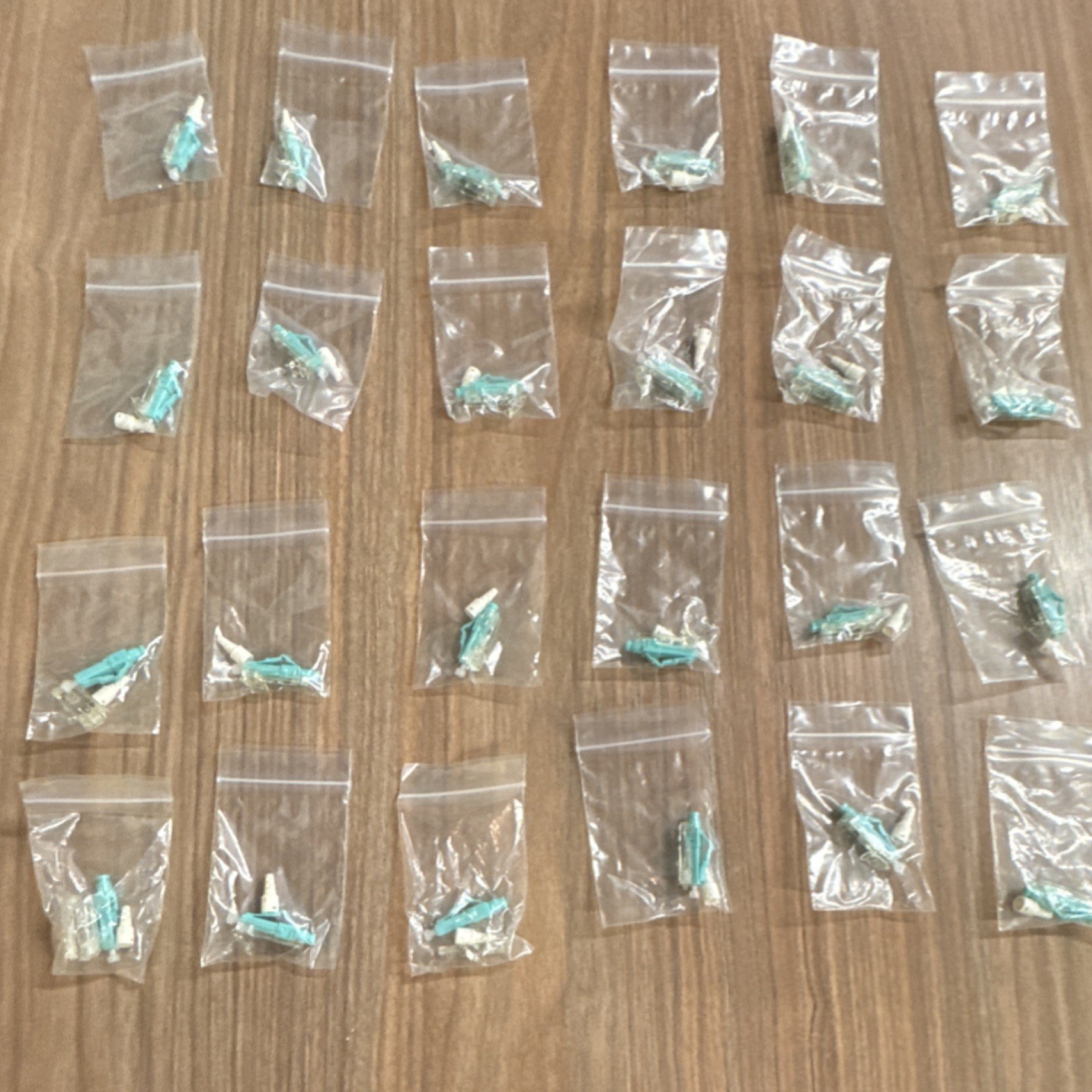 Hubbell ProClick  LC Multi-Mode OM3 - Pre-Polished Fiber Optic Connectors Qty:24