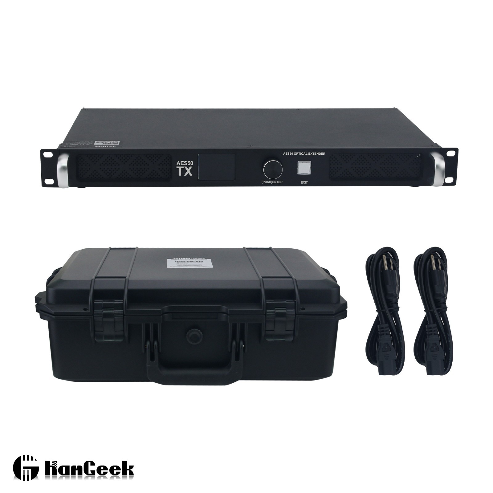 DN50 Max Dual Port AES50 Fiber Optic Extender Fiber Optic Transceiver TX & RX