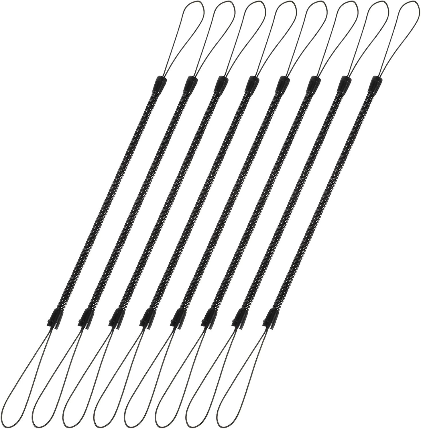 8Pcs Pen Leash, Elastic Stylus Pen Tether Lanyard for Touch Pens