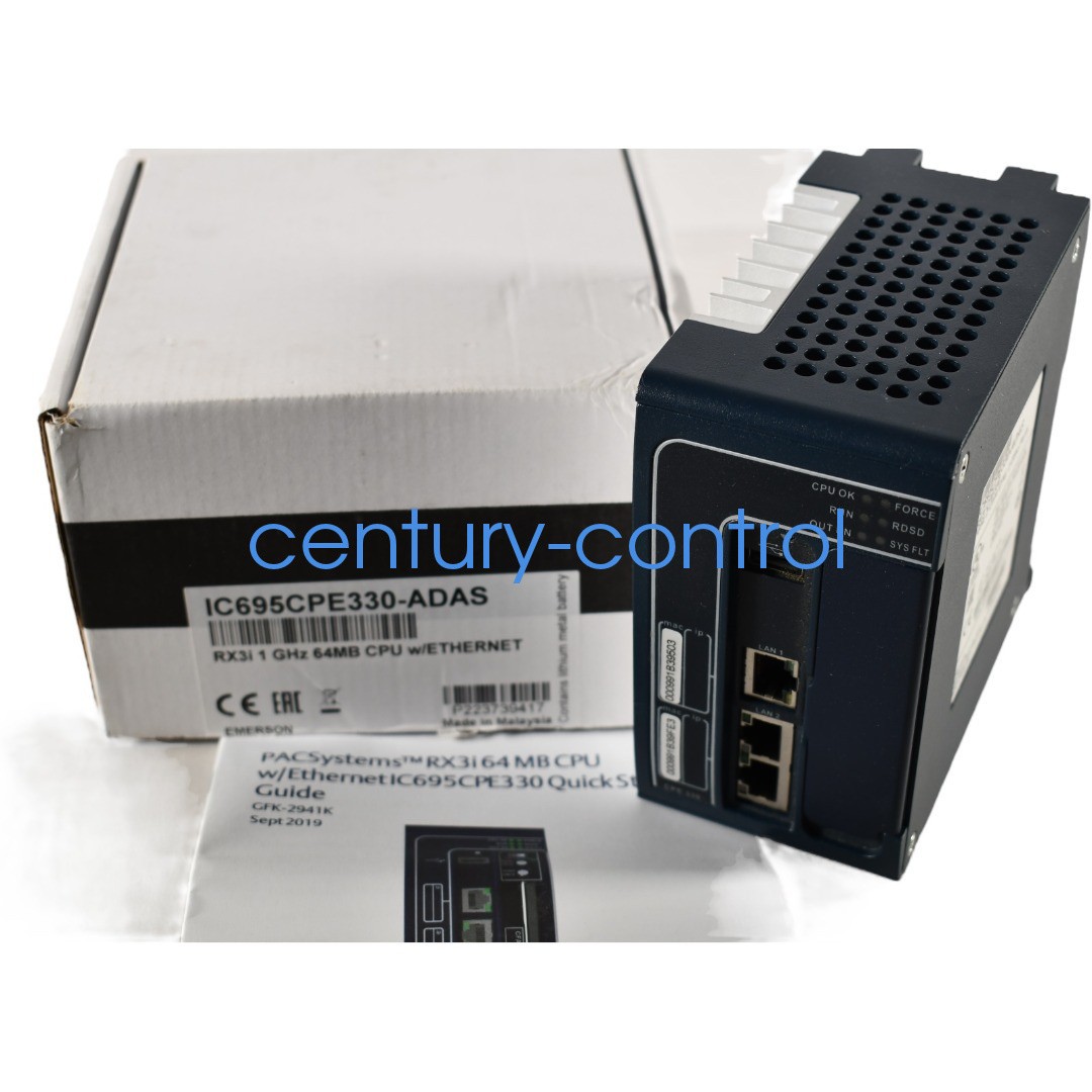 New Emerson IC695CPE330 PACSystems RX3i CPE330 Controller IC695CPE330-ADAS 1 Ghz