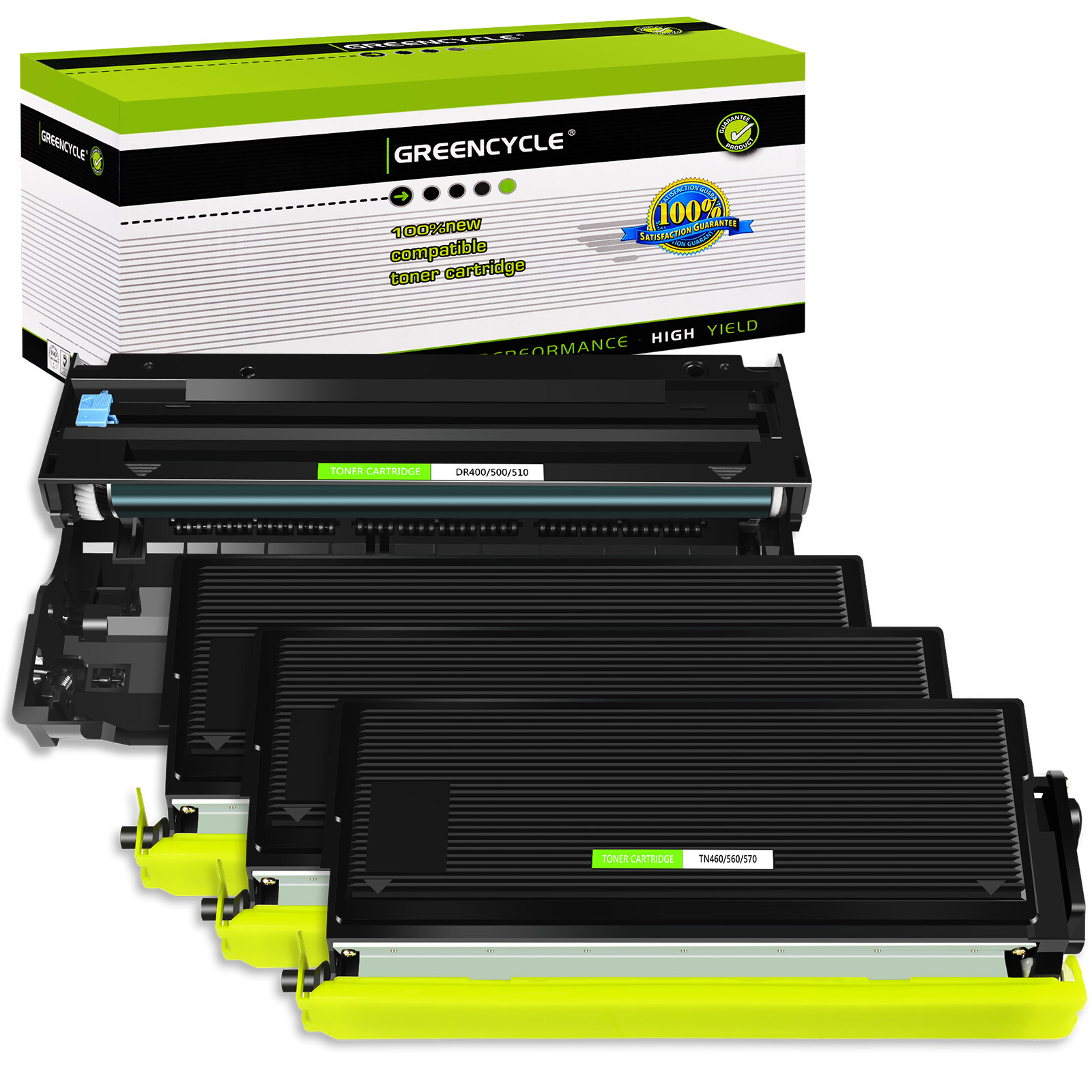 1 DR510 Drum &3 TN570 Toner Fit for Brother MFC-8220 8440 8120 8840/D/DN Printer