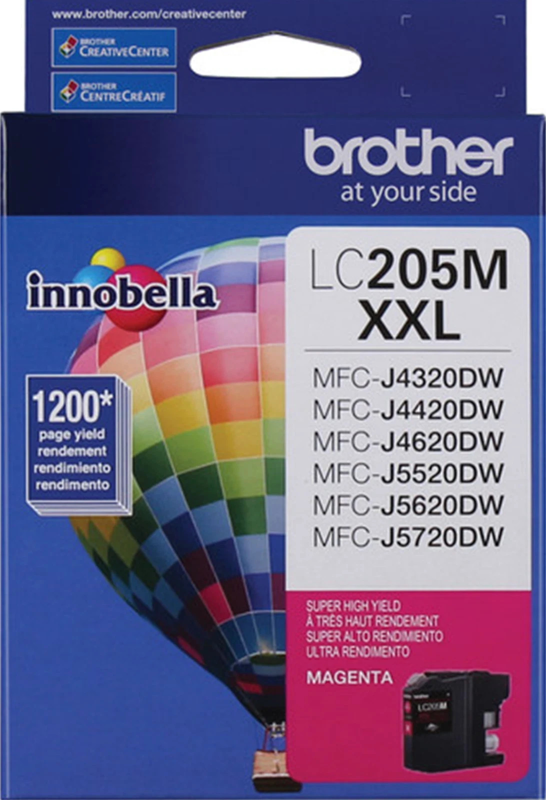 New Genuine Brother LC205XXL Magenta Ink Cartridge MFC-J5720DW MFC-J4320DW