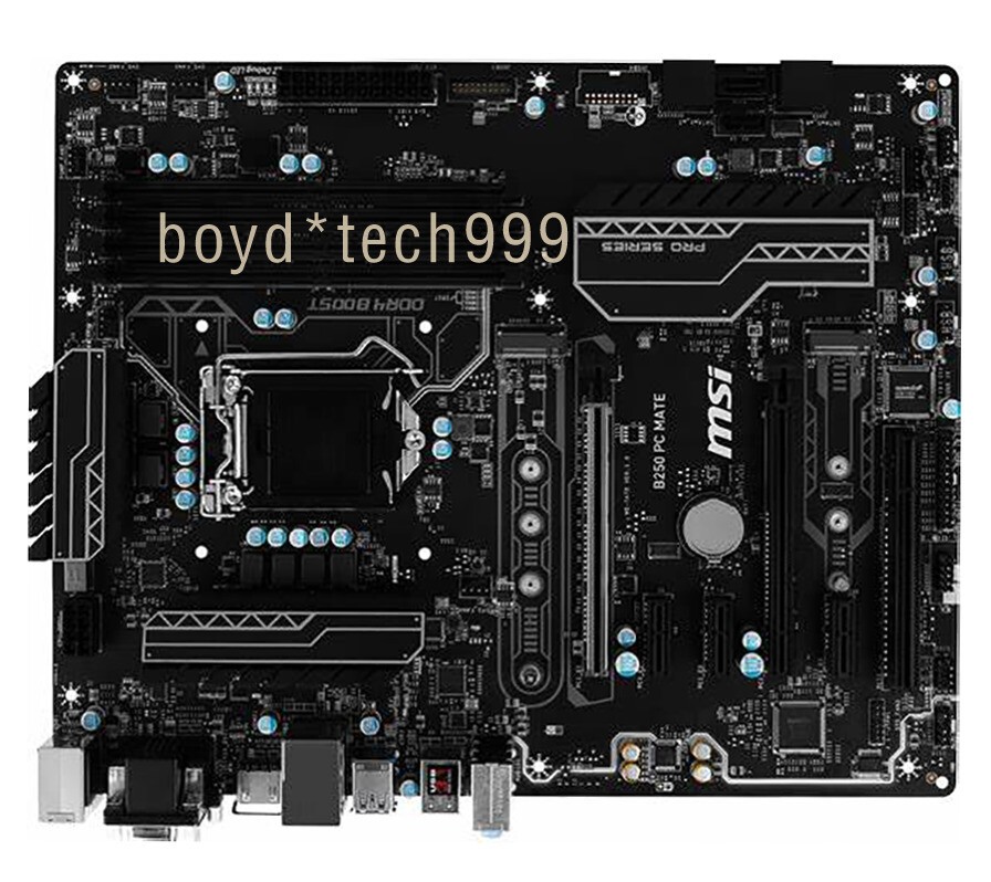 MSI B250 PC MATE Motherboard Socket LGA 1151 Intel B250 DDR4 DIMM ATX